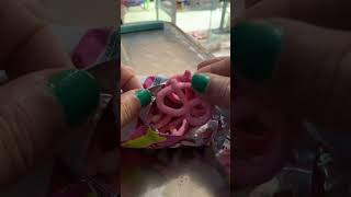 Satisfying strawberry cream coated pretzels strawberry asmrsound asmr [upl. by Hairaza97]