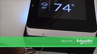 Restarting the Wiser Air Smart Thermostat  Schneider Electric Support [upl. by Kalli]