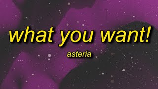 asteria  WHAT YOU WANT feat Hatsune Miku Lyrics [upl. by Aicercul]