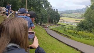 HUGE CRASH AT HILL CLIMB RACE MUST WATCH [upl. by Linneman]