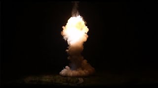 US military test launches unarmed Intercontinental Ballistic Missile from California [upl. by Metah739]