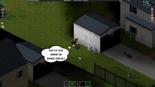 Project Zomboid Rosewood 038 Lazy Zombies [upl. by Enilra415]