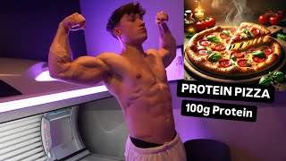 Chestday  Protein Pizza [upl. by Leima]