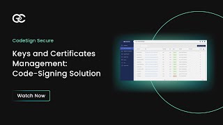 Understanding CodeSign Secure Keys and Certificates Management [upl. by Tulley]