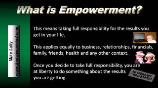 What is Empowerment [upl. by Yrrej]