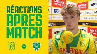 FC Nantes  AS SaintÉtienne  la réaction des joueurs [upl. by Graniela]