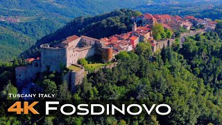 FOSDINOVO 🇮🇹 Drone 4K Aerial  Tuscany Italy [upl. by Carman]