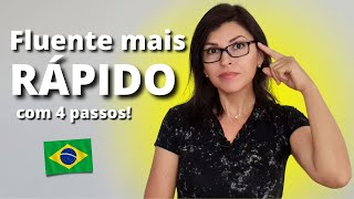 Aprenda português mais rápido com 4 passos essenciais  aprenderportugues [upl. by Direj]