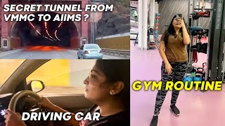 Gym Routine  Tunnel Connecting VMMC to AIIMS Delhi ✨ [upl. by Kati]