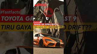 TOYOTA GR SUPRA HAN TIRU GAYA MAZDA RX7 TOKYO DRIFT supra toyota shorts [upl. by Narcissus]