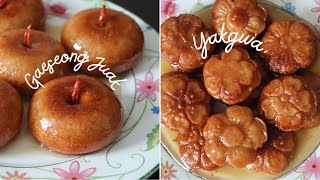 How to make traditional Korean desserts yakgwa and gaeseong juak [upl. by Cardinal]