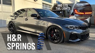 M340i xDrive HampR Lowering Springs Install  EHOONS G20 Build Ep 2 [upl. by Aierb]