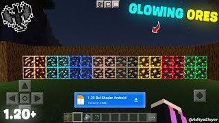 Glowing Ores Texture Pack Mcpe 120 😍  Visible Ores for Render Dragon [upl. by Ivana322]