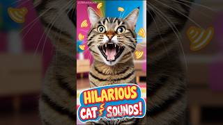 Funny Cats Sound🐈‍⬛️🐈 😻 🤣 funny cats cat fun time shorts short [upl. by Lerak200]