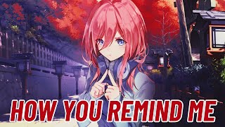 Nightcore  How You Remind Me Nickelback [upl. by Omsoc575]