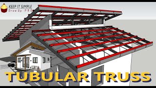 Tubular Truss  Clerestory Roof [upl. by Einatirb]