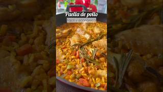 Paella de pollo 🥘 receta fácil y económica [upl. by Moclam]