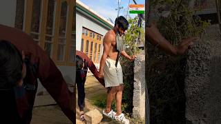 Neck ka bahot he hard powerfull stunt 🥵🇮🇳💪 shorts strong giantthedheeraj ytshorts stronger [upl. by Annahvas]