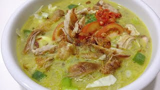 RESEP SOTO AYAM KUAH SANTAN SEGER GURIH [upl. by Lati700]