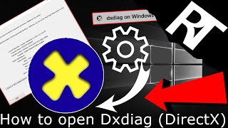 How to open Dxdiag DirectX  How to get dxdiag on Windows 10 [upl. by Percival]