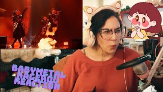 BABYMETAL  Kagerou with Kami band Intro Live at Legend MM 2024 REACTION Im also crazy [upl. by Kaspar]