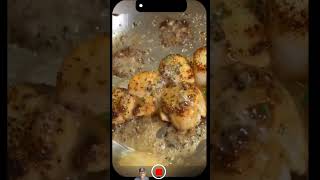 Delicious Garlic Butter Scallops [upl. by Ginnifer]