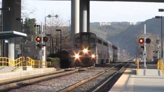 Best Shots of JanFeb 2012 Includes BNSF Amtrak MSTS and Metrolink [upl. by Eolanda]