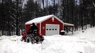 Economy Power King 2418 Plowing Snow [upl. by Noscire]