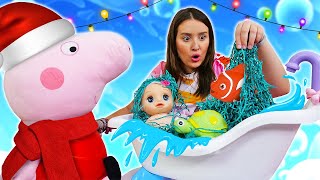 Top 10 dos melhores vídeos infantis com a boneca Baby Alive e Peppa Pig em português [upl. by Alley342]