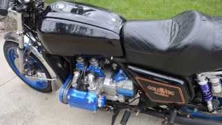 1977 Honda GL1000 Goldwing heavy mods but still in progress [upl. by Idnew]