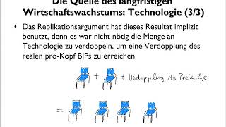 Technologischer Fortschritt Humankapital und fundamentale Ursachen langfristigen Wachstums [upl. by Jaunita]