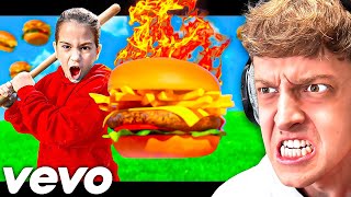 Ich REAGIERE auf BURGERPOMMES 2 DISSTRACK von KLEINER JUNGE😡 wütend [upl. by Drallim]