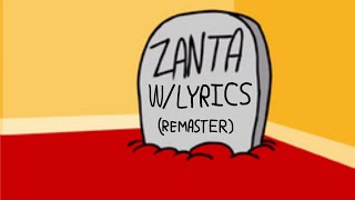 Zanta w Lyrics Remastered FNF Holiday Mod [upl. by Tenner]