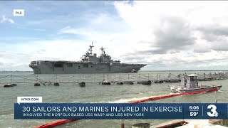 30 Sailors and Marines injured in training exercise [upl. by Panaggio]