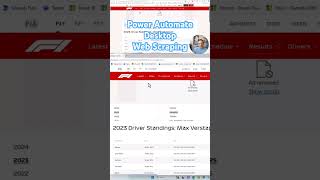 Web scraping with Power Automate Desktop Robotic Process Automation [upl. by Iahcedrom]