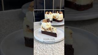 brownie cookie AND cheesecake in one dessert [upl. by Ander399]