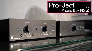 Pro ject Phono Box RS2 AND RS phono stage [upl. by Ijok]