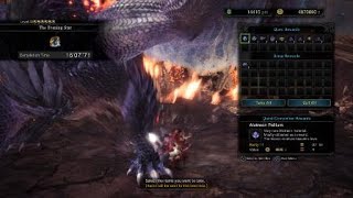 MHW Alatreon Insect Glaive Solo  1607 [upl. by Yennek]