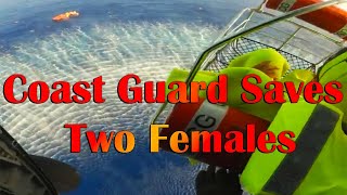 Coast Guard Rescues Two Females [upl. by Lourie]