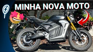 MINHA NOVA MOTO ELÉTRICA  CONHEÇA A MILETO SPIKE [upl. by Corilla54]