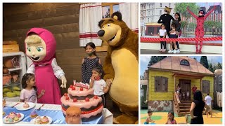 Leolandia  4K  2020  Masha and Bear  Miraculous  Masha è orso  Punjabi vlog in Italy [upl. by Eilsehc]