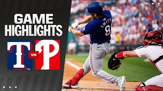 Rangers vs Phillies Game Highlights 52224  MLB Highlights [upl. by Katey]