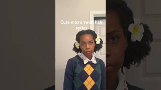 versatile Hairstyles for Micro Twists  Quick amp Easy Natural Hair Looks [upl. by Williams]