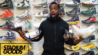 HUGE SNEAKER SHOPPING SPREE AT STADIUM GOODS IN SECRET BACKROOM [upl. by Lief982]