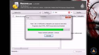 Recupere dados perdidos por exclusão acidental com RECUVA PORTÁTIL wwwprofessorramoscom [upl. by Aronas]