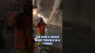 See how a shock wave travels inside a tunnel  Things That Changed The World trending [upl. by Atronna]