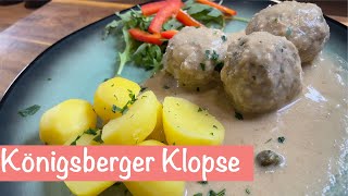 Fluffige Klopse Königsberger Art  lecker und gesund  Cholesterin senkend [upl. by Khan235]