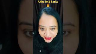 akhen bnd kar🔥 bollywood song hindisong love music ytshorts shorts [upl. by Nairda]