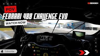 POV Ferrari 488 Challenge EVO HOT LAP around TT Circuit Assen [upl. by Eivod]