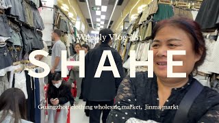 Clothing wholesale market in Guangzhou china 20243 SHAHE [upl. by Katzman313]